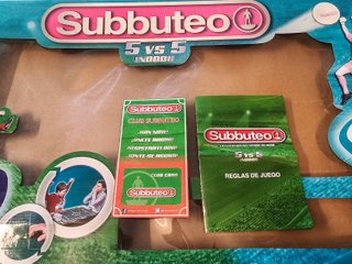Subbuteo completo: campo y jugadores