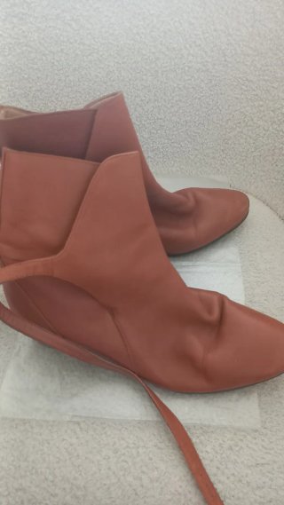 Botines piel Zara marrones