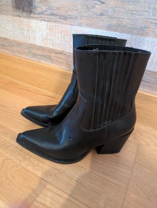 Botines Pull&Bear negros talla 37