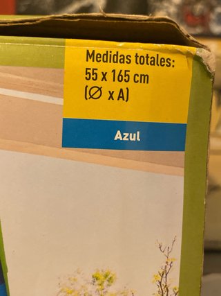 Columpio infantil azul y verde