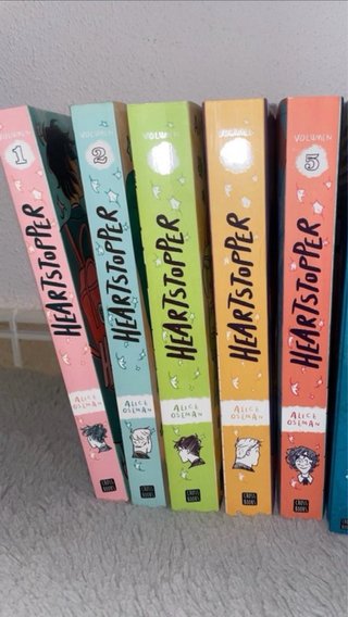 Pack Libros Heartstopper 1 al 5 (Alice Oseman)