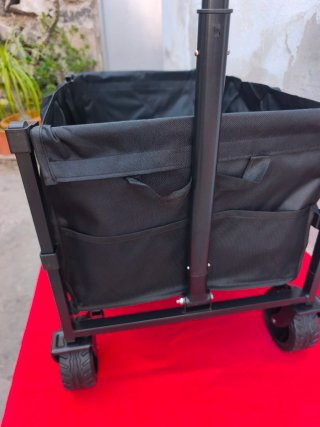 Carro de playa plegable con ruedas anchas