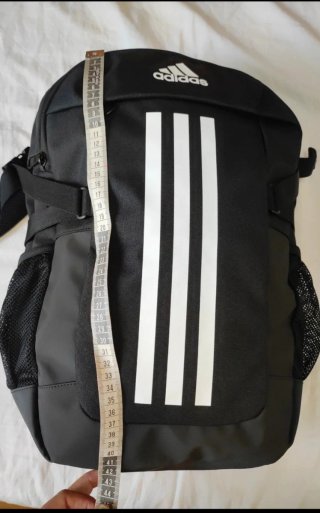 Mochila Adidas Negra HB1324, multibolsillos, power