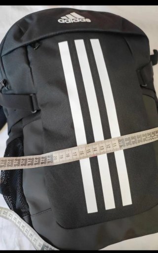 Mochila Adidas Negra HB1324, multibolsillos, power