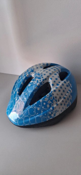 Casco bici infantil azul
