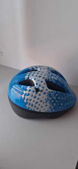 Casco bici infantil azul
