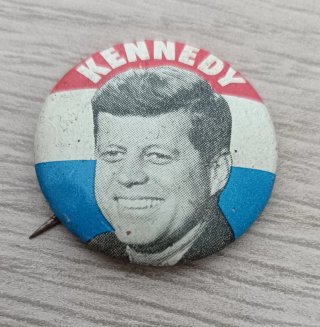 Lote 4 Chapas Originales KENNEDY, NIXON, 1960