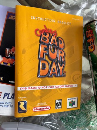 Conker's Bad Fur Day Nintendo 64 NTSC USA Completo