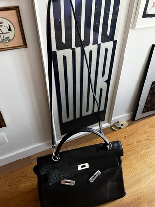 Bolso Negro Piel