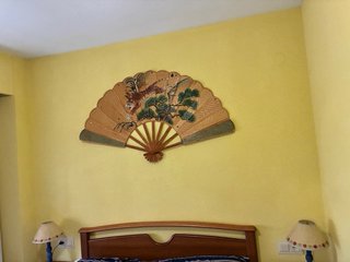 Abanico Decorativo Gigante Tigre Medidas 131x76