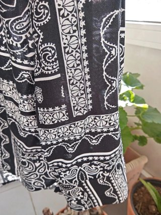 Camisa oversize unisex estampado bandana