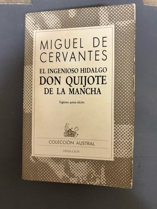 “DON QUIJOTE DE LA MANCHA” de Miguel de Cervantes