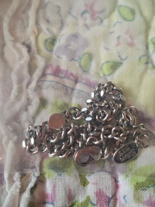 Pulsera de plata con smiley