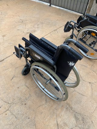 Silla de ruedas plegable aluminio talla 43