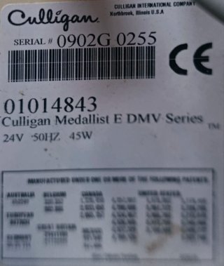 Descalcificador Culligan Medallist Series