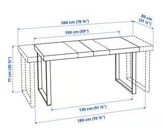 Mesa Comedor Extensible Ikea Tarsele