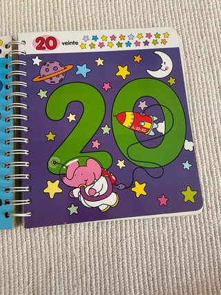 Mi Primer Libro de Los Números y material madera