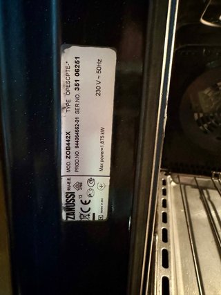 Horno Zanussi ZOB442X 60L