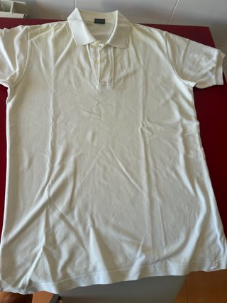 Polo blanco manga corta Pull&Bear