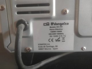 Horno Elétrico Overgonzo