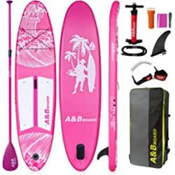 Tabla Paddle Surf A&Bboard Rosa + Accesorios