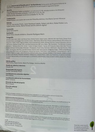 Historia de la filosofía : 2o Bachillerato: eje...