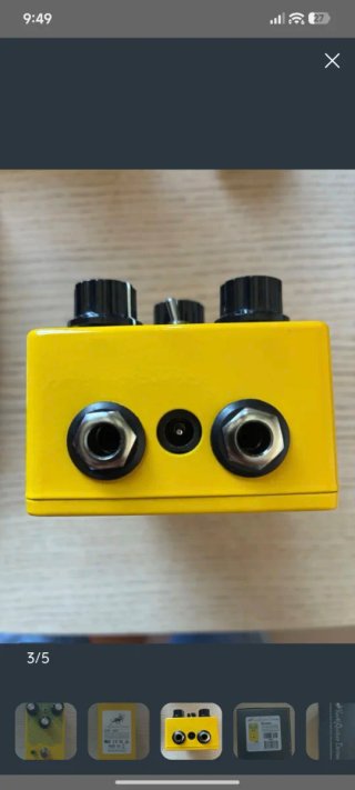 Pedal overdrive bajo Blumes EQD