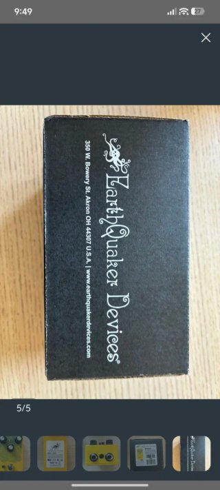 Pedal overdrive bajo Blumes EQD