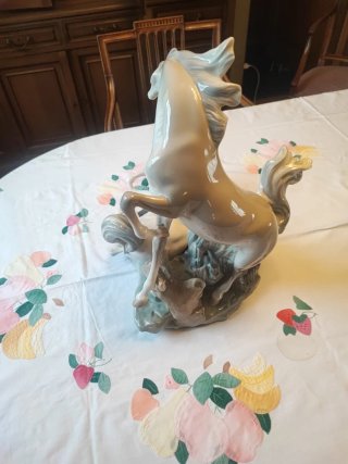Figura Lladro Caballos Juguetones Original