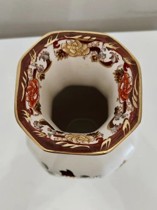 Jarrón Antiguo Mason's Patent Ironstone