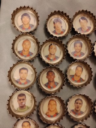 Chapas FC Barcelona Coca-Cola Colección