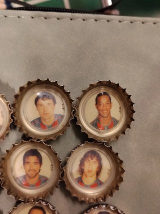 Chapas FC Barcelona Coca-Cola Colección