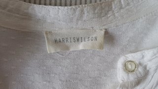 Camisa Harris Wilson Viscosa Jacquard Blanca