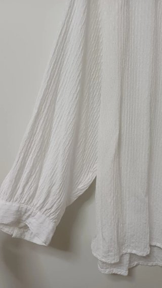 Camisa Harris Wilson Viscosa Jacquard Blanca