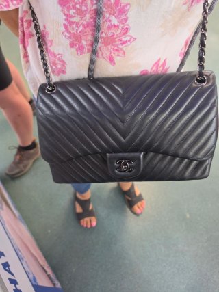 Bolso Chanel cuero borrego