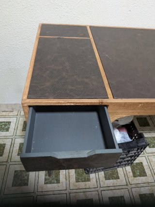 Escritorio madera y metal REGALO