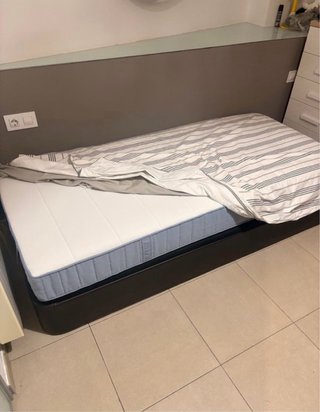 Colchón y canapé Ikea Blanco