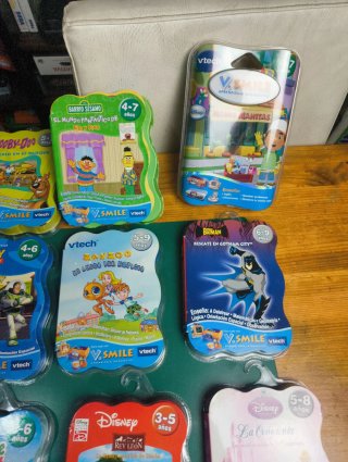 Lote 15 Juegos V.Smile Vtech Educativos