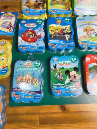 Lote 15 Juegos V.Smile Vtech Educativos