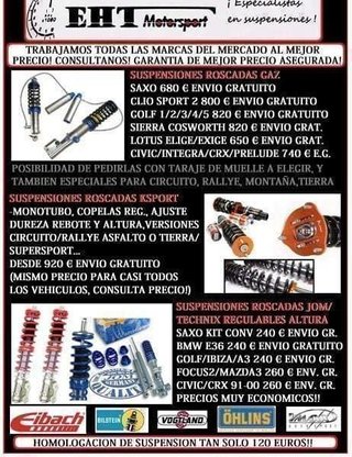 Suspensión Deportiva EHT Motorsport