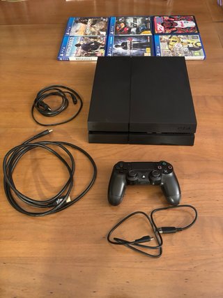 PS4 1TB Negra + 6 Juegos