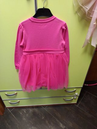 Vestito Guess bambina rosa tulle
