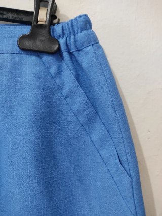 Falda Elegante Vintage talla 50 azul mujer 1 Uso