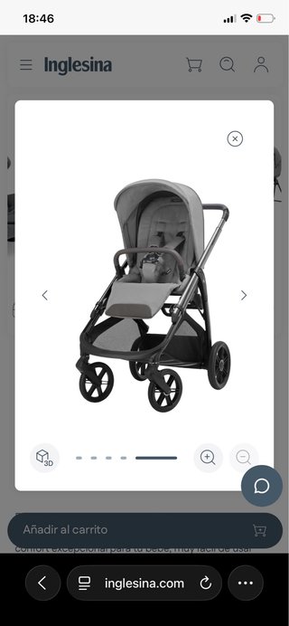 Carro Bebé Inglesina Aptica Gris