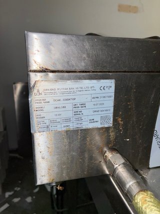 Cocina de gas 3 fuegos