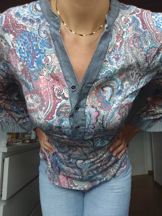 Blusa Estampada Paisley Verano