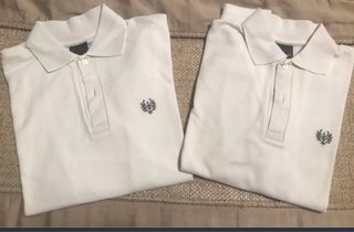 Lote de zapatos, deportivas y polos.