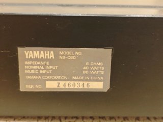 Yamaha NS-C60 altavoz Central Home Cinema