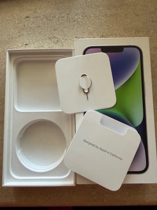 iPhone 14 256GB Roxo Impecável, Bateria a 80%