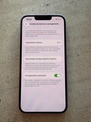 iPhone 14 256GB Roxo Impecável, Bateria a 80%